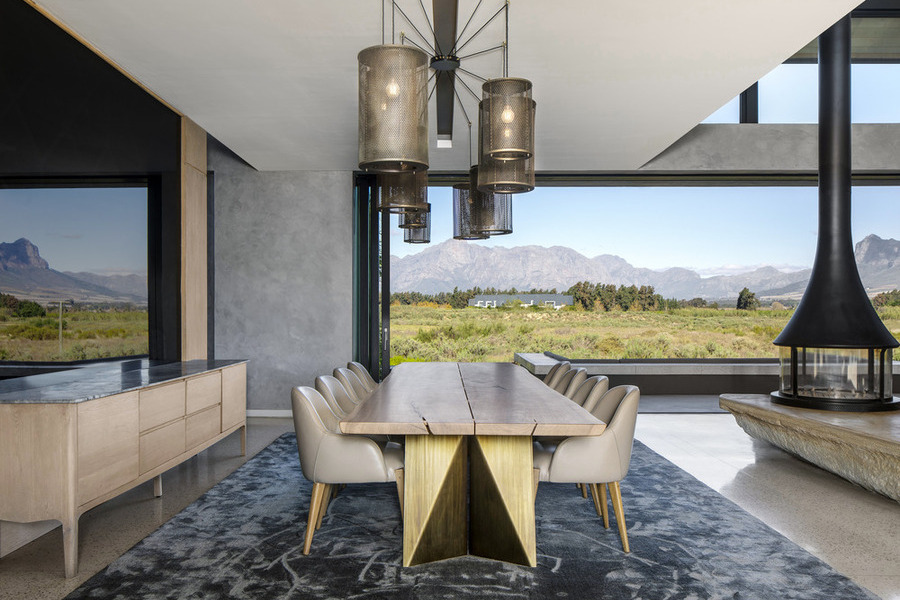 Winelands Villa : harmonie entre architecture moderne et nature