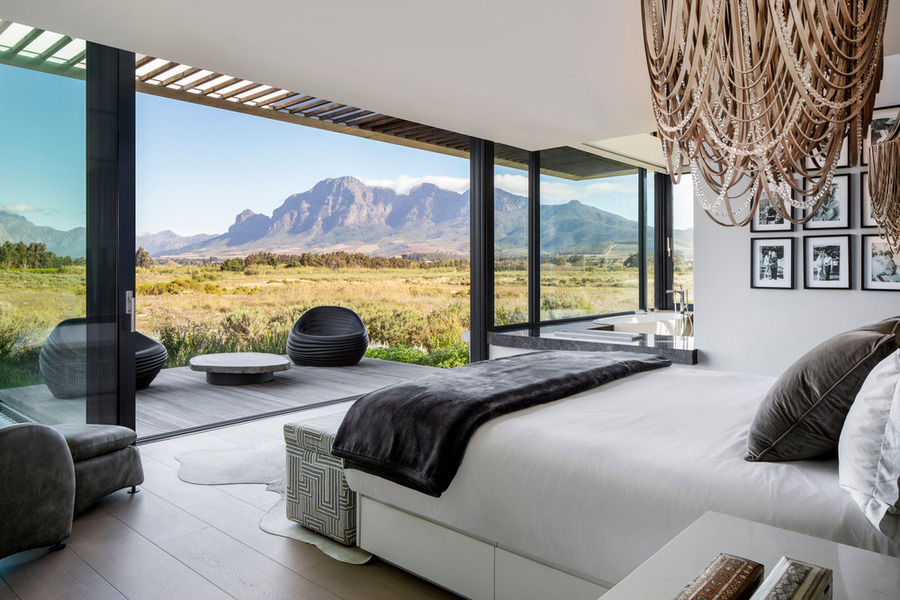 Winelands Villa : harmonie entre architecture moderne et nature